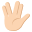 :vulcan_salute_light_skin_tone: 🖖🏻